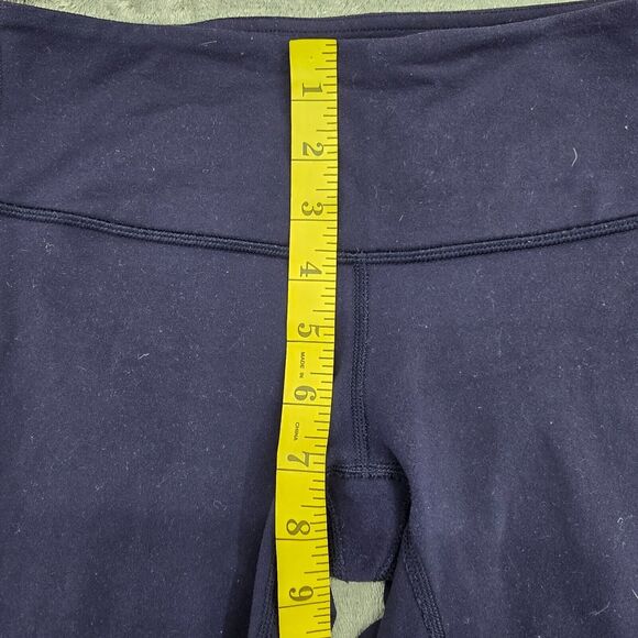 Lululemon Women's Blue Cropped Leggings Pockets Size 4 - Picture 6 of 9